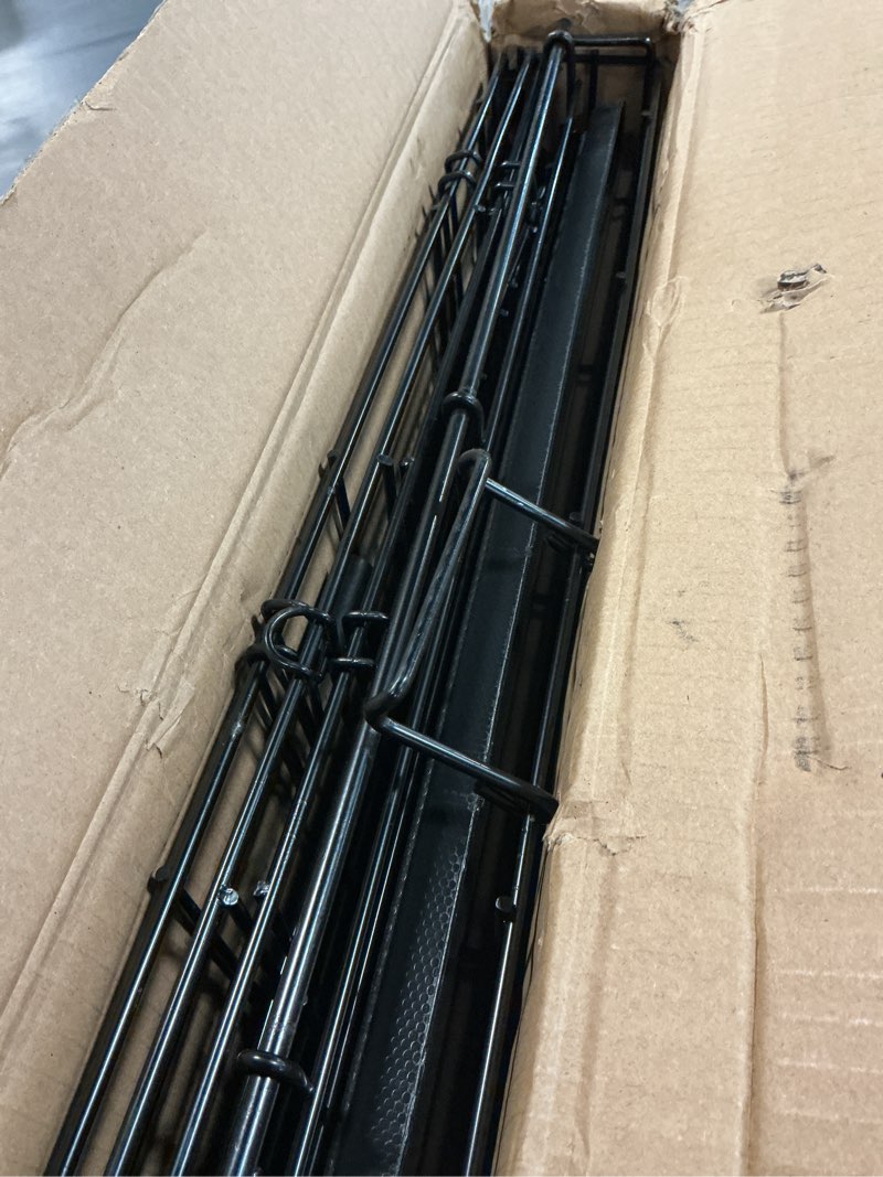 Condition photo showing Good Condition for MidWest Homes for Pets 42-Inch iCrate Folding Dog Crate with Divider Panel, Leak-Proof Tray & Secure Latches – Metal Wire Kennel for Large Breeds – Portable, Durable & Easy to Assemble 42.0"L x 28.0"W x 30.0"H Black