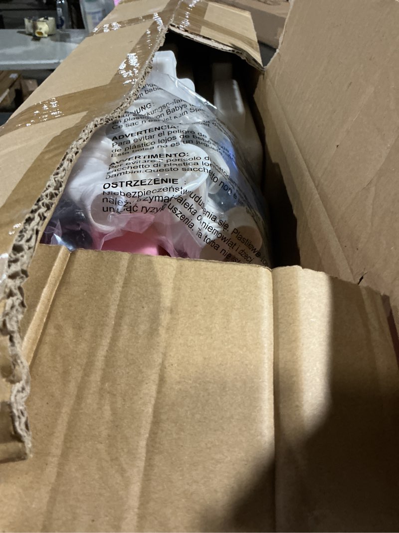 Condition photo showing As Is for Kids Table and Chair Set The Table Can Be Graffiti and The Height Can Be Raised and Lowered for Children Age 2-10 The Order Includes Watercolor Pen and Blackboard Eraser light pink(Liftable)