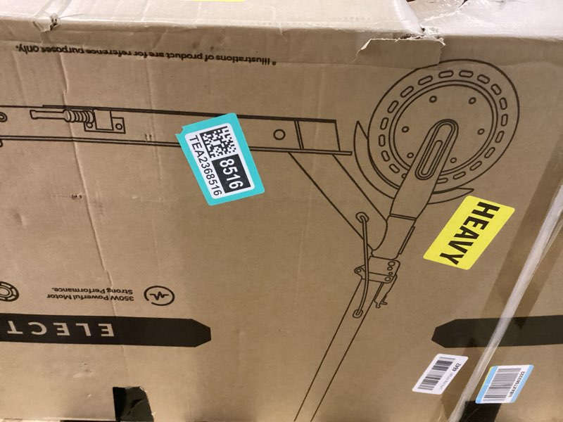 Condition photo showing New/Like New for INVANTI E30 Adult Electric Scooter, Max 20Miles & 18 MPH, 350W Motor, Turn Signals, Smart APP, 8.5" Solid Tires, Foldable Commuter Electric Scooter for Adult with Rear Suspension and Dual Brakes Gray