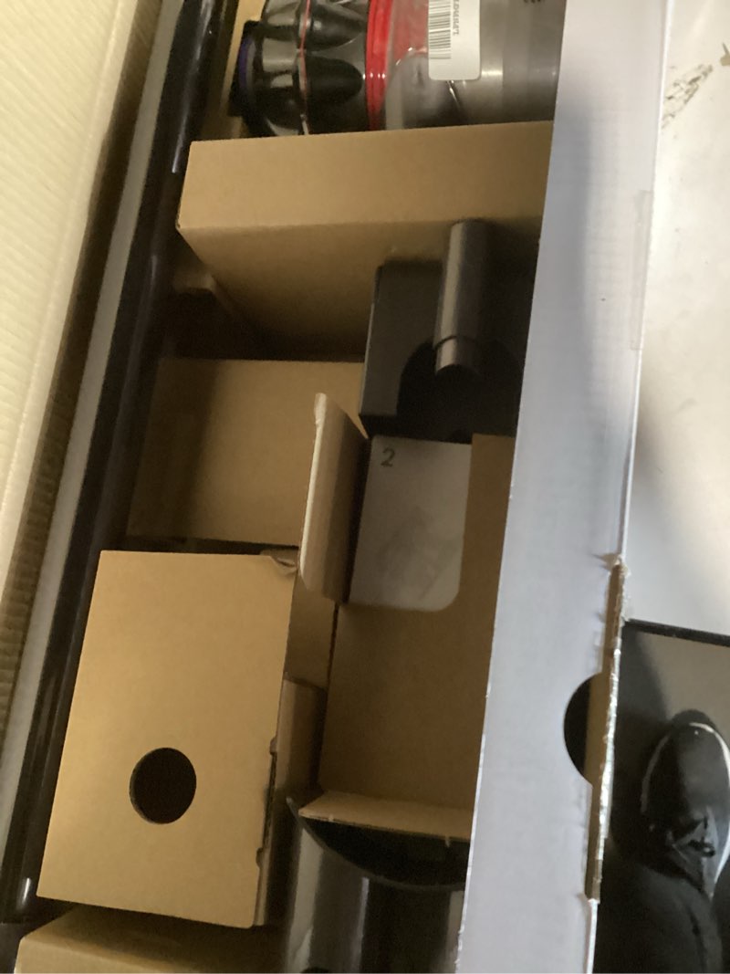 Condition photo showing New/Like New for dyson v8 cordless vacuum, cleans hard floors and carpets, detangles, converts to handheld, 115aw, 2 power modes, up to 40 minutes¹