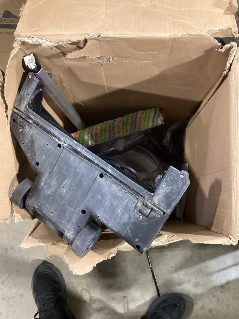 Condition photo showing As Is for bissell crosswave pet pro all in one wet dry vacuum cleaner and mop for hard floors and area rugs, purple, 2306a