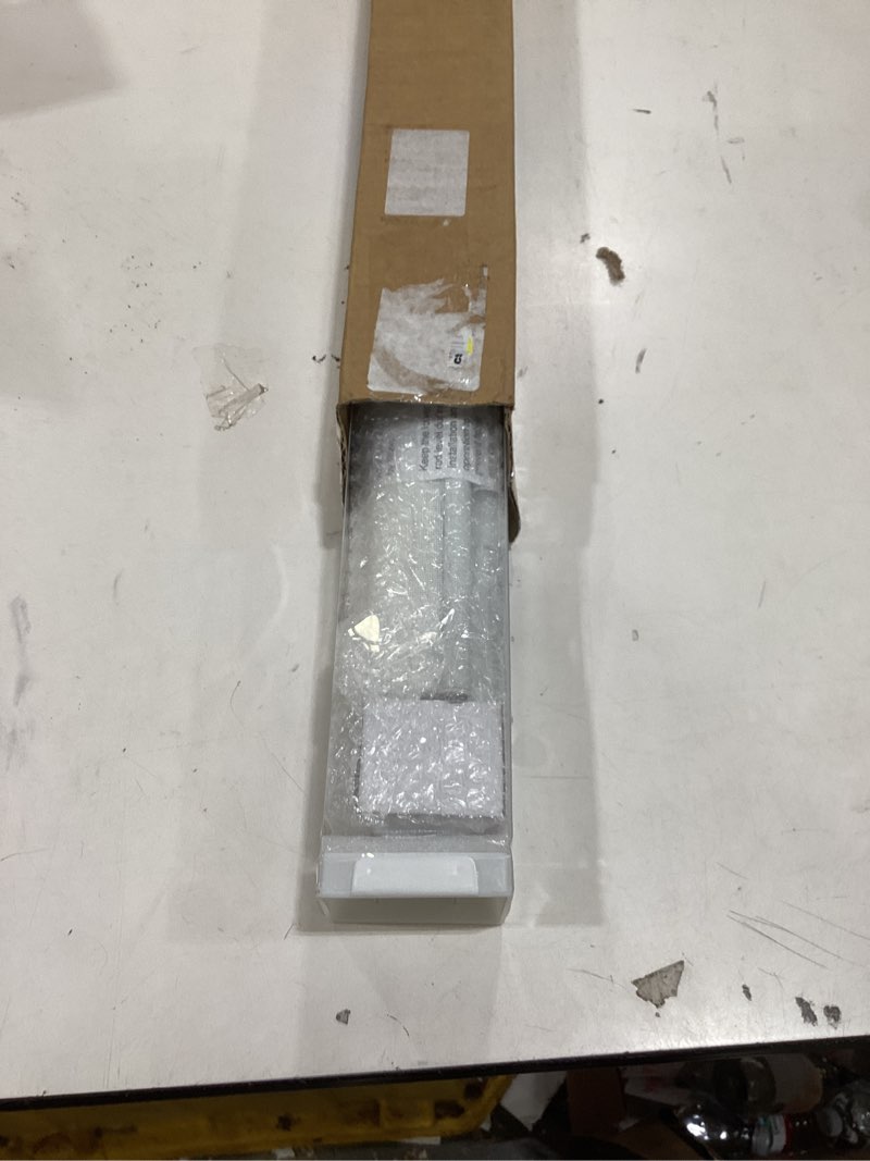 Condition photo showing New/Like New for AOSKY Cordless Roller Shades for Windows Light Filtering Shades with 5% Openness Solar Screen Semi Sheer Roller Blinds UV Protection for Office and Home. Easy to Install 26" W x 72" H (White) 26"W x 72"H White