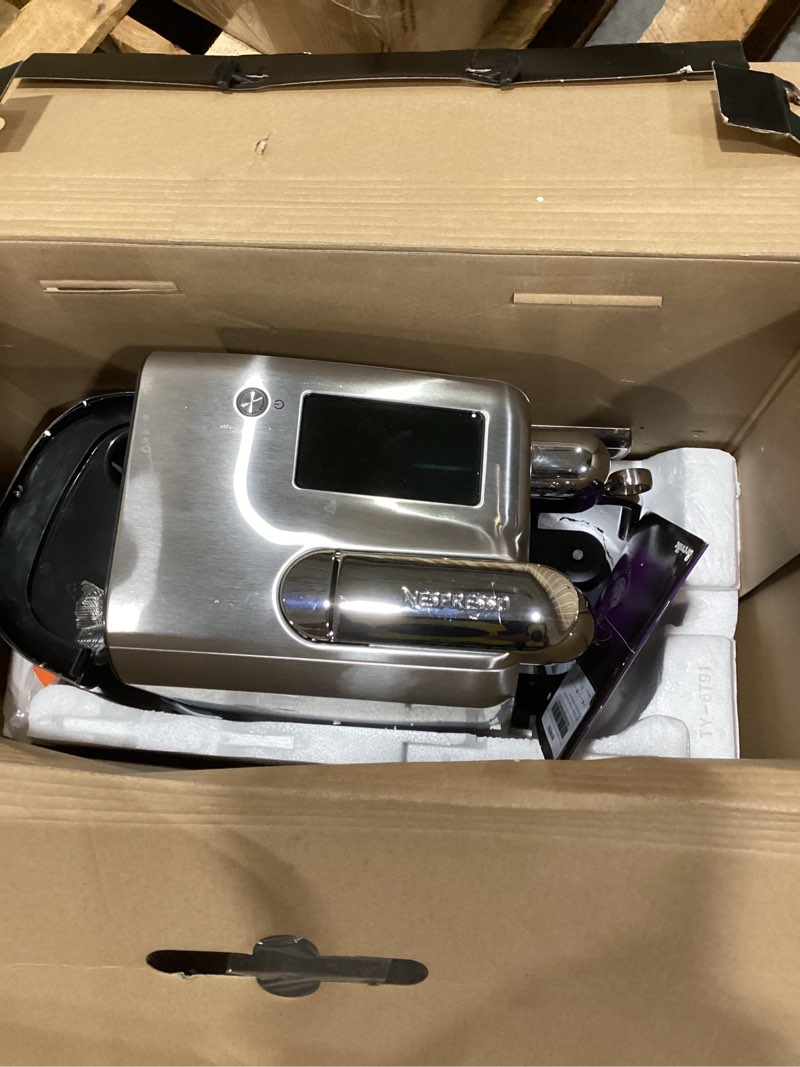 Condition photo showing New/Like New for Nespresso Creatista Pro Espresso Machine by Breville, Brushed Stainless Steel Brushed Stainless Steel One Size