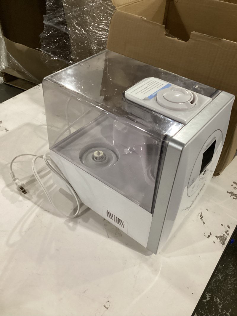 Condition photo showing As Is for levoit lv600s smart warm and cool mist humidifiers for home bedroom large room, (6l) 753ft² coverage, quickly & evenly humidify whole house, easy top fill, app & voice control - quiet sleep mode white 6l smart