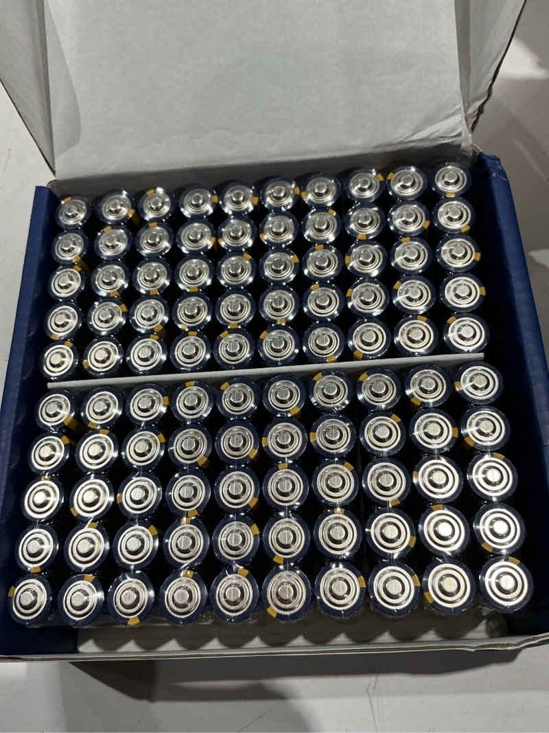 Condition photo showing Good Condition for allmax aa maximum power alkaline double a batteries (100 count) – ultra long-lasting  10-year shelf life  leakproof design  1.5v