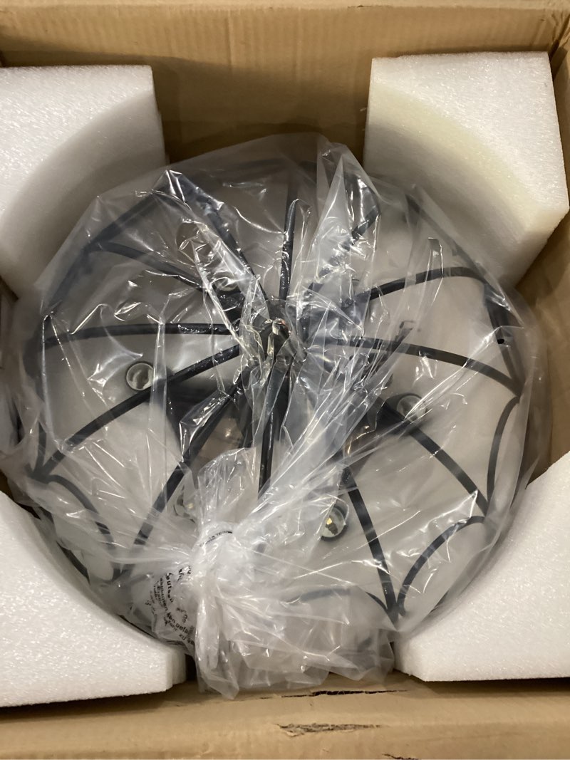 Black farmhouse chandelier. Mx-p2504-6 bk