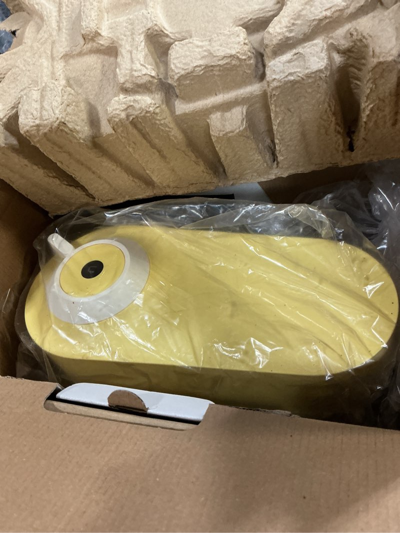 Condition photo showing As Is for nespresso limited-edition vertuo pop+ coffee and espresso maker by de'longhi, pastel yellow machine only pastel yellow