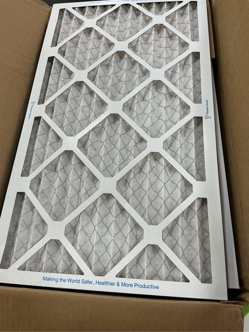 Condition photo showing New/Like New for aerostar 14x24x1 merv 8 air filter, 6 count, actual size (13.50 x 23.50 x 0.75), hvac, air conditioning & furnace filter captures dust, lint & pollen (mpr 600 / fpr 5), made in usa 6 pack standard merv 8