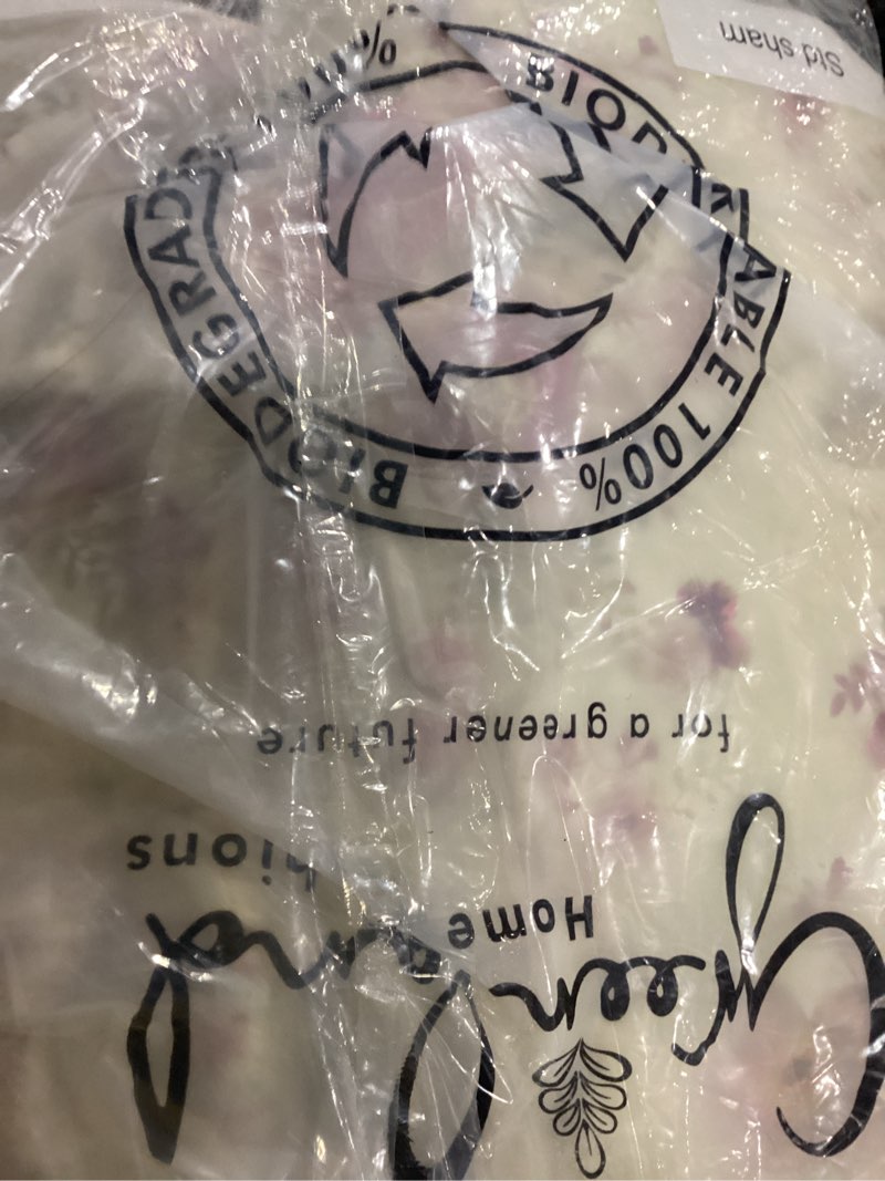 Condition photo showing As Is for Greenland Home Antique Rose 100% Cotton Quilted Pillow Sham, Standard 20x26-inch, Ecru Antique Rose Ecru 26" x 20" (Pack of 1)