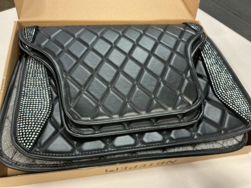 Condition photo showing Good Condition for Leather Car Floor Mats Full Set