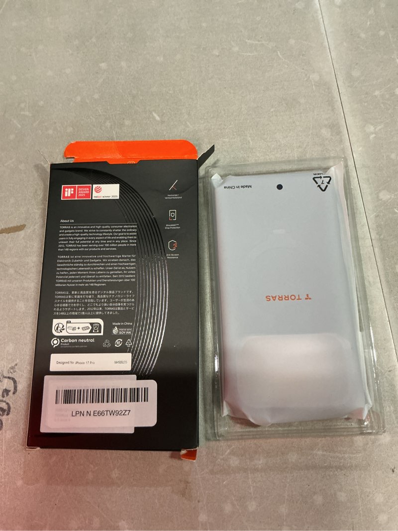 Condition photo showing Good Condition for torras q3 silicone 360 spin for iphone 17 pro case with stand, fit for magsafe, magnetic ring kickstand with camera control, liquid silicone rubber soft phone case for iphone 17 pro 6.3'', deep blue deep blue for iphone 17 pro 6.3''