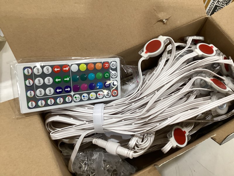 Condition photo showing Good Condition for mulivid 150ft permanent outdoor lights,smart rgb outdoor lights with remote app control, ip67 waterproof outside light for house for christmas, halloween, holiday, party, daily