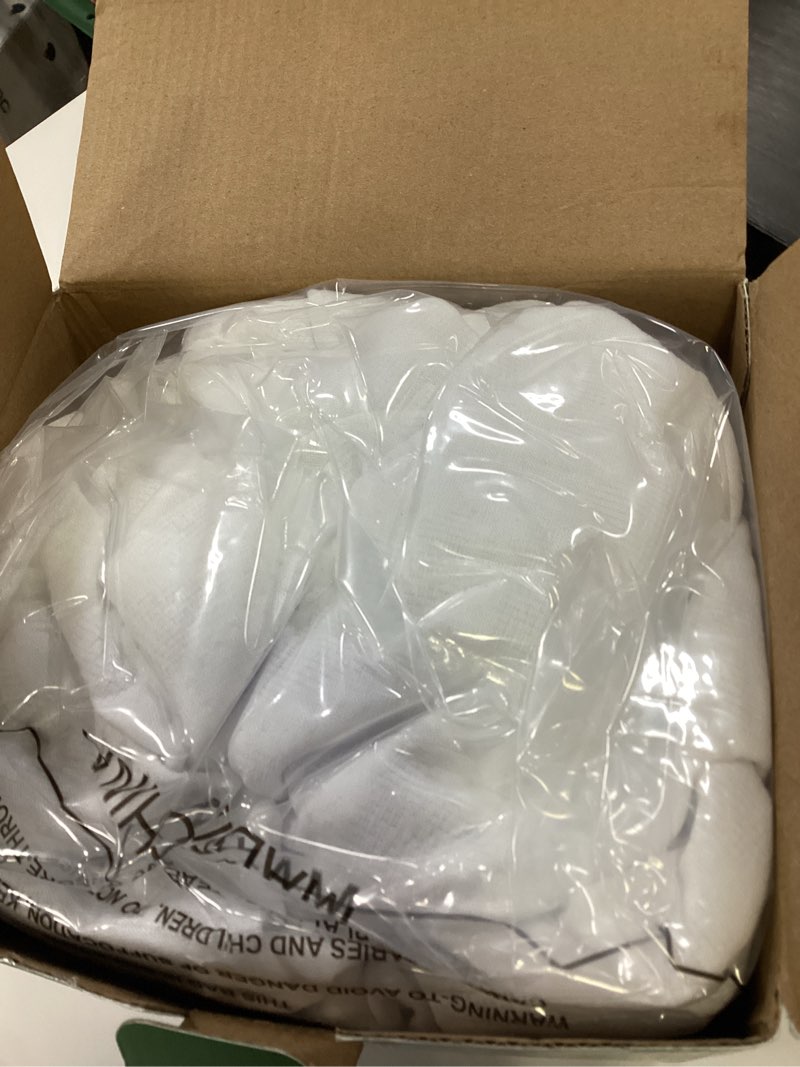 Condition photo showing New/Like New for premium waterproof mattress protector king size, breathable bed cover 3d air fabric cooling mattress pad cover smooth soft noiseless washable, 8''-21'' deep pocket (white) king white
