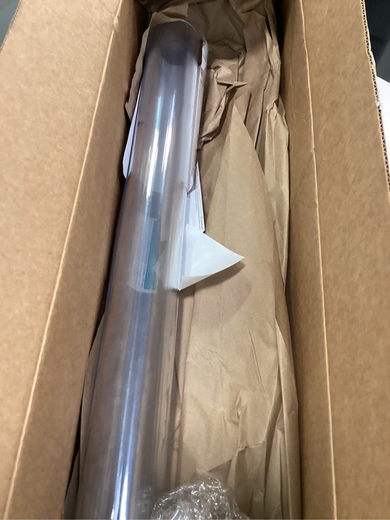 Condition photo showing Good Condition for LovePads Clear Desk Mat 24 x 48 Inch, 1.5mm Thick Clear Table Protector, Waterproof Plastic Table Cover Protector, PVC Desk Protector Mat, Vinyl Desk Cover for Desktop, Coffee & Dining Table 24" x 48" (Rectangular) Clear 1.5mm