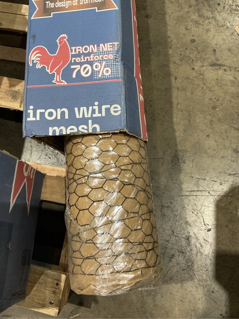 Condition photo showing Good Condition for black 19ga chicken wire 60inx150ft, chicken wire fencing, garden fence, metal poultry wire netting, galvanized pvc coated mesh for animal/rabbit/floral/chicken coop/diy projects. black 60inx150ft