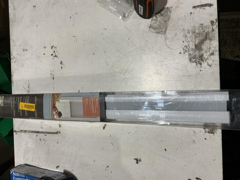 Condition photo showing Good Condition for allen + roth 34-in x 64-in white blackout cordless cellular shade
