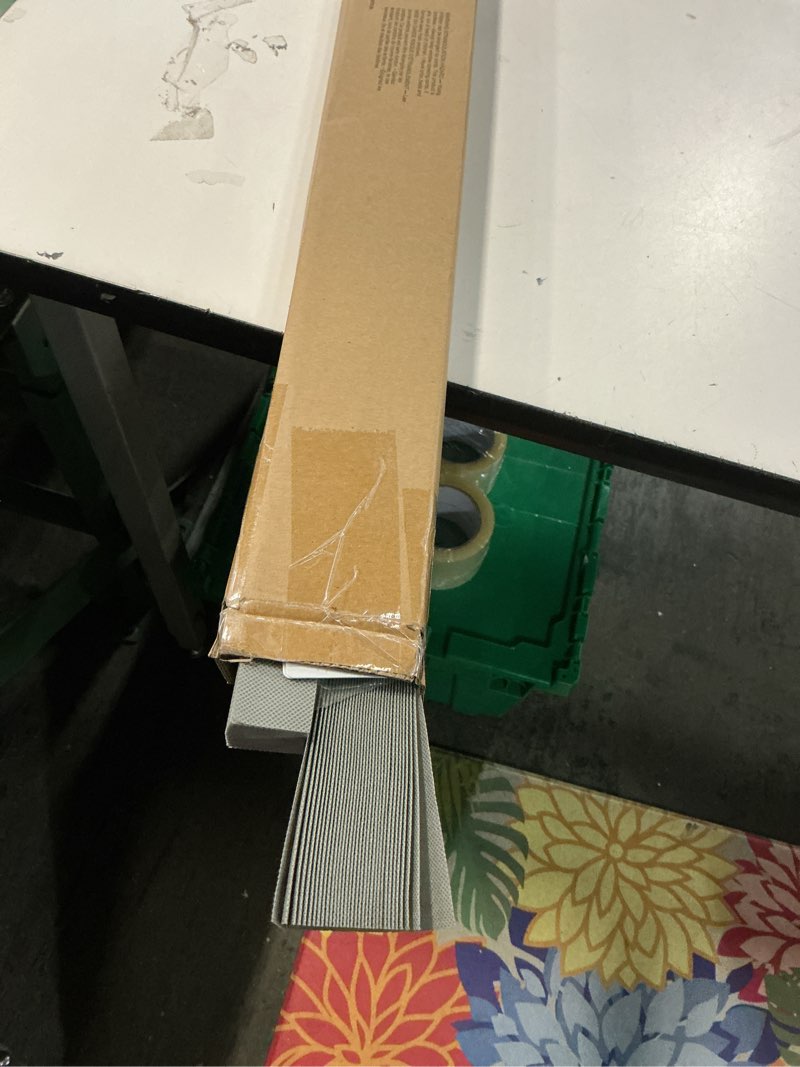 Condition photo showing Good Condition for LUCKUP 2 Pack Cordless Light Filtering Pleated Fabric Shade,Easy to Cut and Install, with 4 Clips (36"x72"- 2 Pack, Grey) 2 Pack 36"W x 72"H Grey