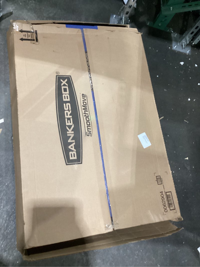 Condition photo showing Good Condition for bankers box large prime moving box 6 pack, reinforced handles, tape-free assembly, attached lid, 18-in x 18-in x 24-in (0062904) large 6 pack