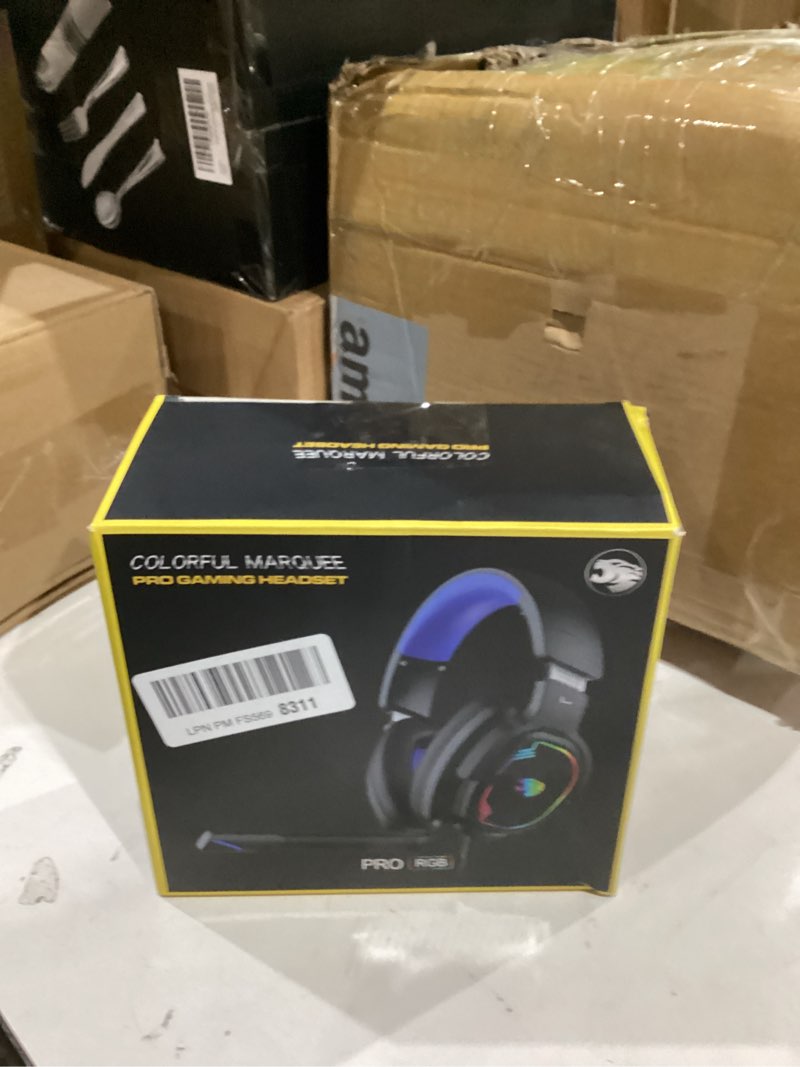 Condition photo showing As Is for jimonyer gaming headset for pc/ps4/ps5/xbox one/switch, stereo surround sound gaming headphones with