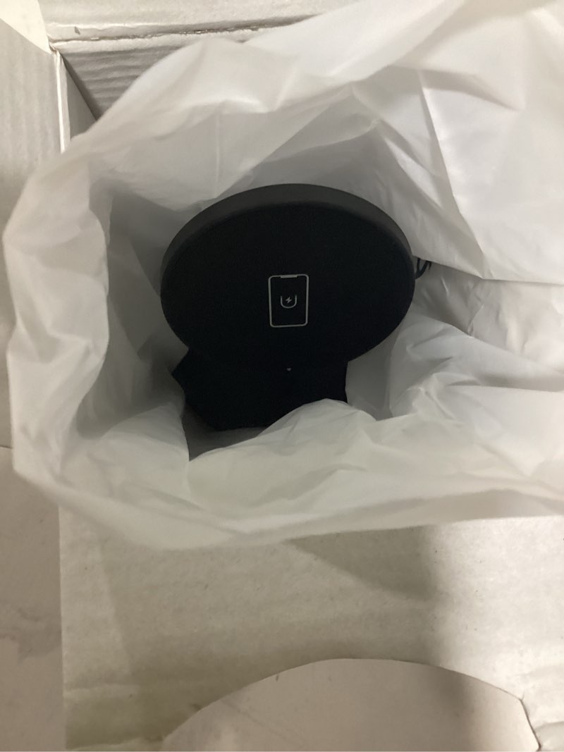 Condition photo showing Good Condition for Magnetic Wireless Charger Stand 15W Fast Mag-Safe Charger for iPhone 17/17 pro/ 17 Air/ 17 pro max 16/15/14/13/12 Series Magnet Wireless Charging Station/Pad with Sleep-Friendly Light for AirPods Black