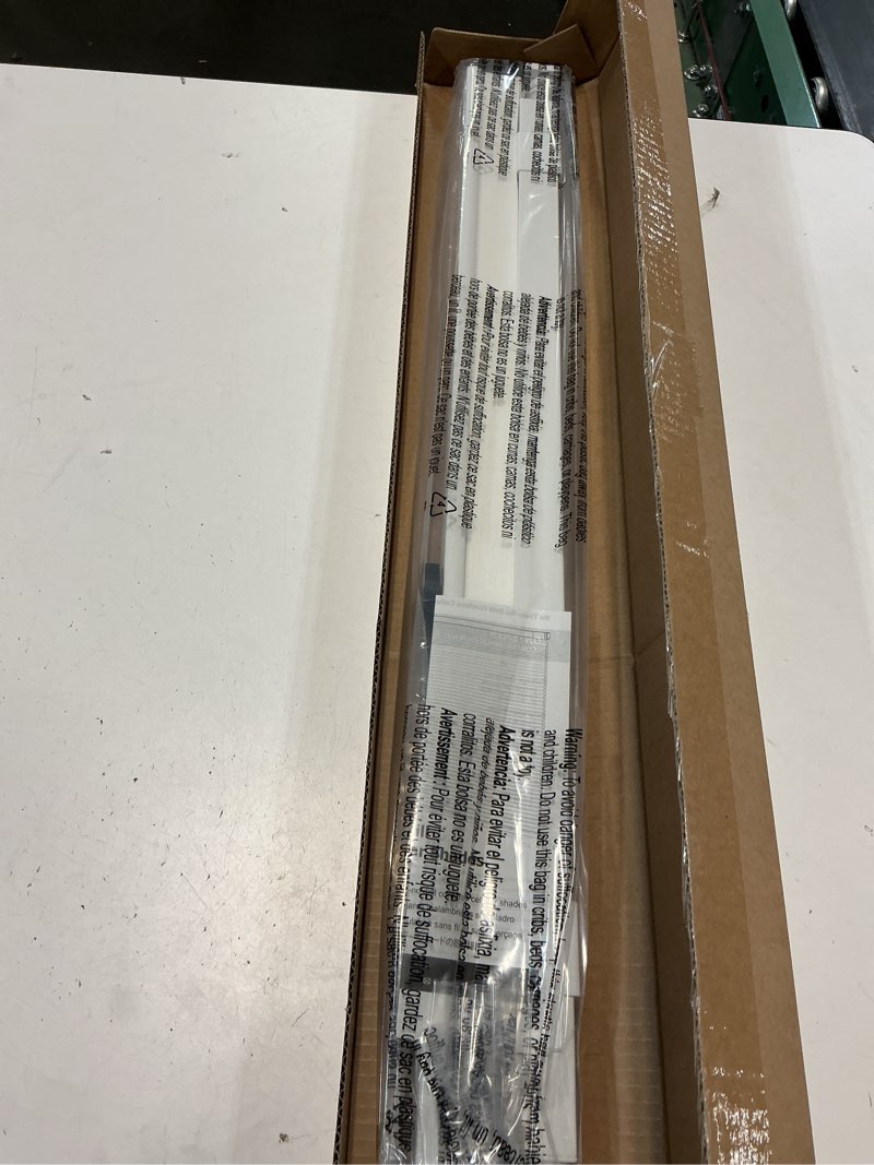 Condition photo showing Good Condition for LazBlinds Cordless Cellular Shades, No Tools No Drill Light Filtering Honeycomb Shades Pleated Blinds for Windows, 29'' W x 48'' H, White Light Filtering-white 29'' W x 48'' H