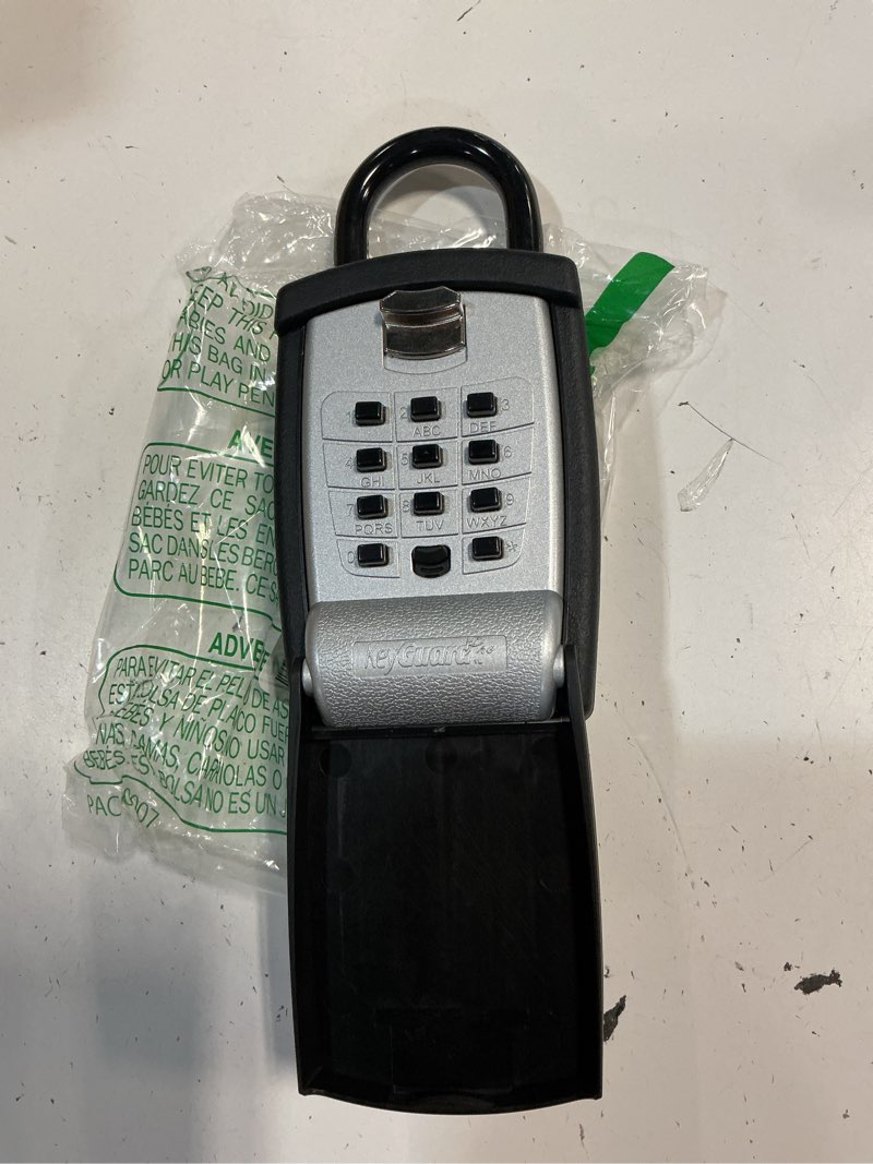 Condition photo showing As Is for keyguard sl-500 punch button lockbox