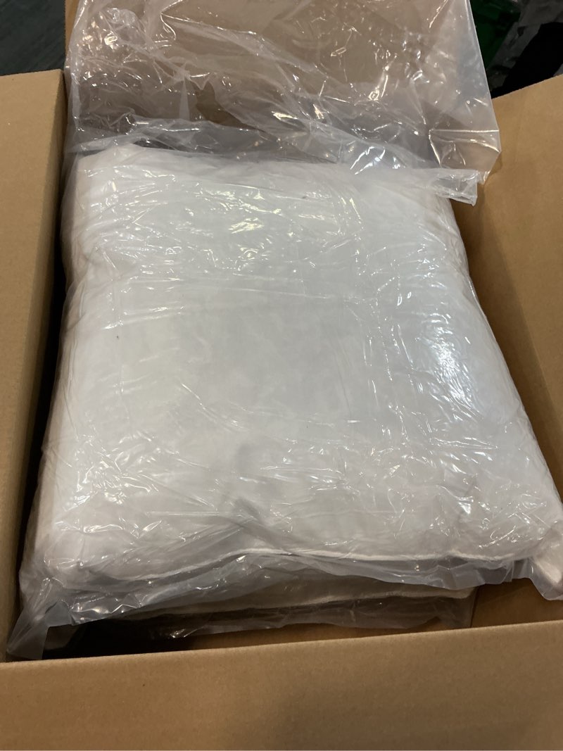 Condition photo showing Good Condition for MIULEE 20x20 Pillow Inserts, Pack of 2 Down Feather Premium Throw Pillows with Cotton Fabric for Bed Couch Living Room Sofa 2 20x20 Inch (Pack of 2)