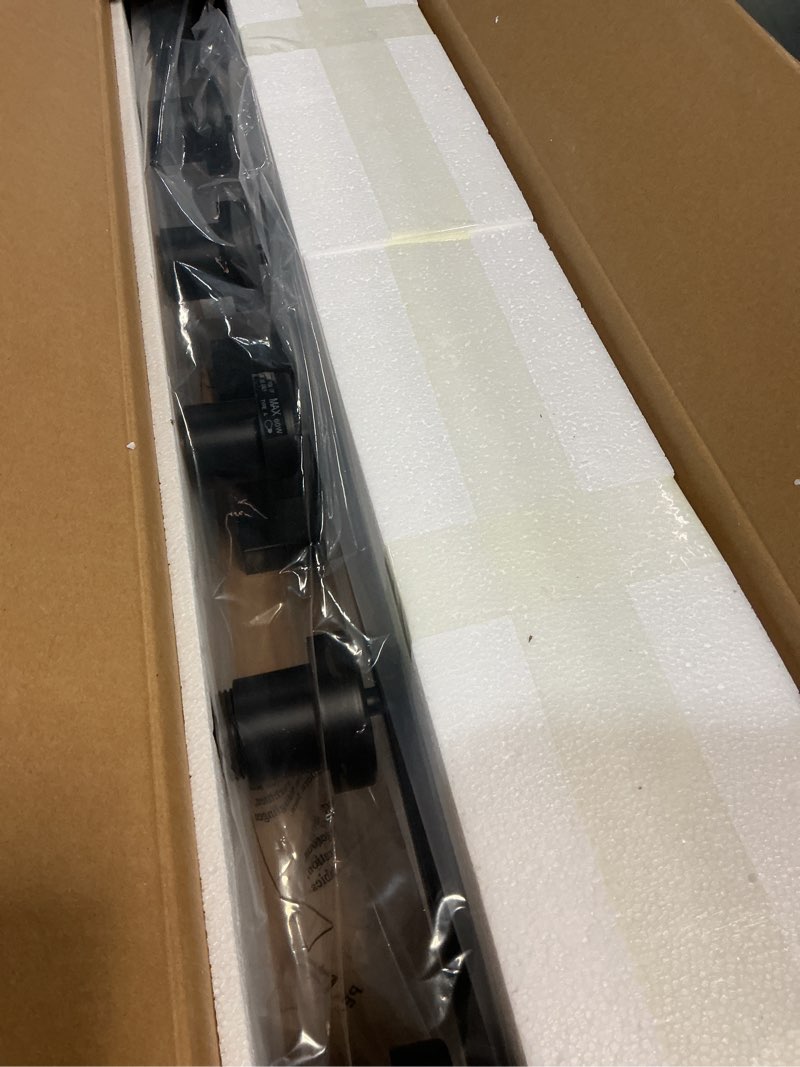 Condition photo showing New/Like New for VINLUZ Black Bathroom Vanity Light,3-Light Modern Wall Sconce Lighting with Milky White Frosted Glass Shades Bath Vintage Wall Mounted Lamps for Mirror, Living Room 3 Light