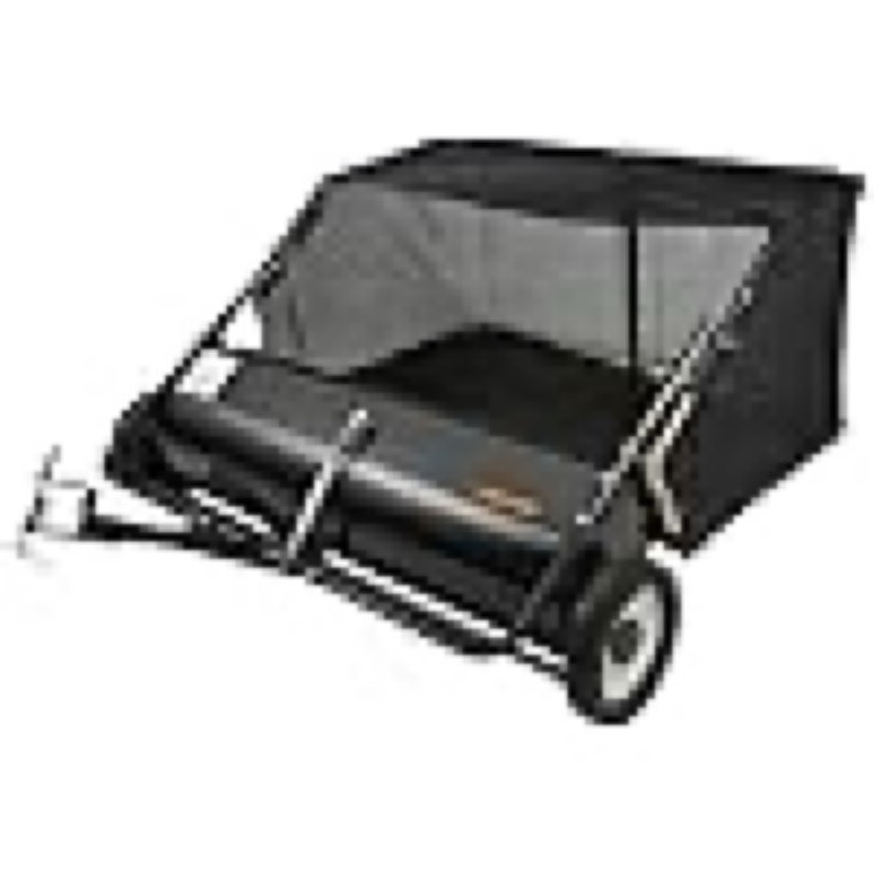 VEVOR Lawn Sweeper Tow-Behind, 44 inch, 25 cu. ft, Durable Leaf & Grass Gathering Tool with Height Adjustment and Easy Dumping Feature for Efficient Yard Cleanup