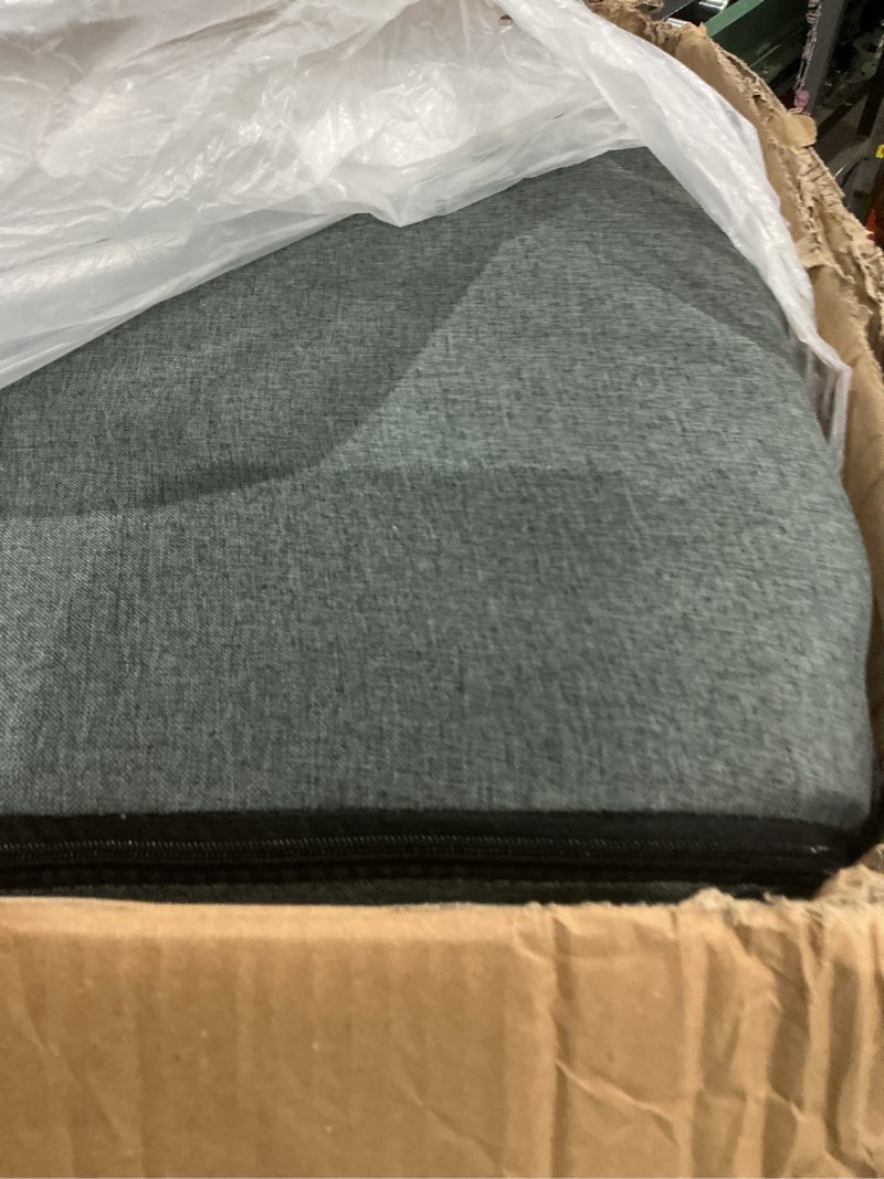 Condition photo showing Good Condition for zall grey floor folding recliner chair, adjustable back support - ergonomic comfort for game room, home reading leisure