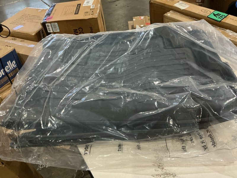 Condition photo showing As Is for incomplete similar to weather floor mats fit for pathfinder 7 seat 2022 2023 2024 2025 ape rubber liners set pathfinder accessories all season guard odorless anti-slip floor