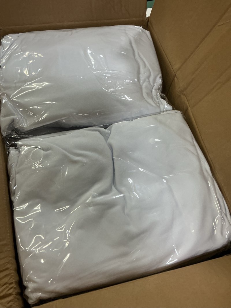 Condition photo showing New/Like New for keywave cocktail high top table covers - 32x43 inch fitted spandex round cocktail tablecloth for bar height standing table cloths reusable, for party wedding banquet event decorations, white, 8 pack 32 x 43 in - 8 pack white