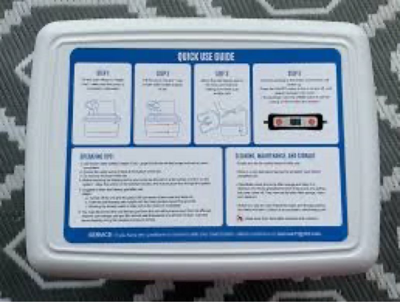 Camping Cooler, Ice Box Chest, for Freeze/Hot Food 6 L with Ice Pack Cold Storage Case for Yard Camping Beach Hiking Fishing