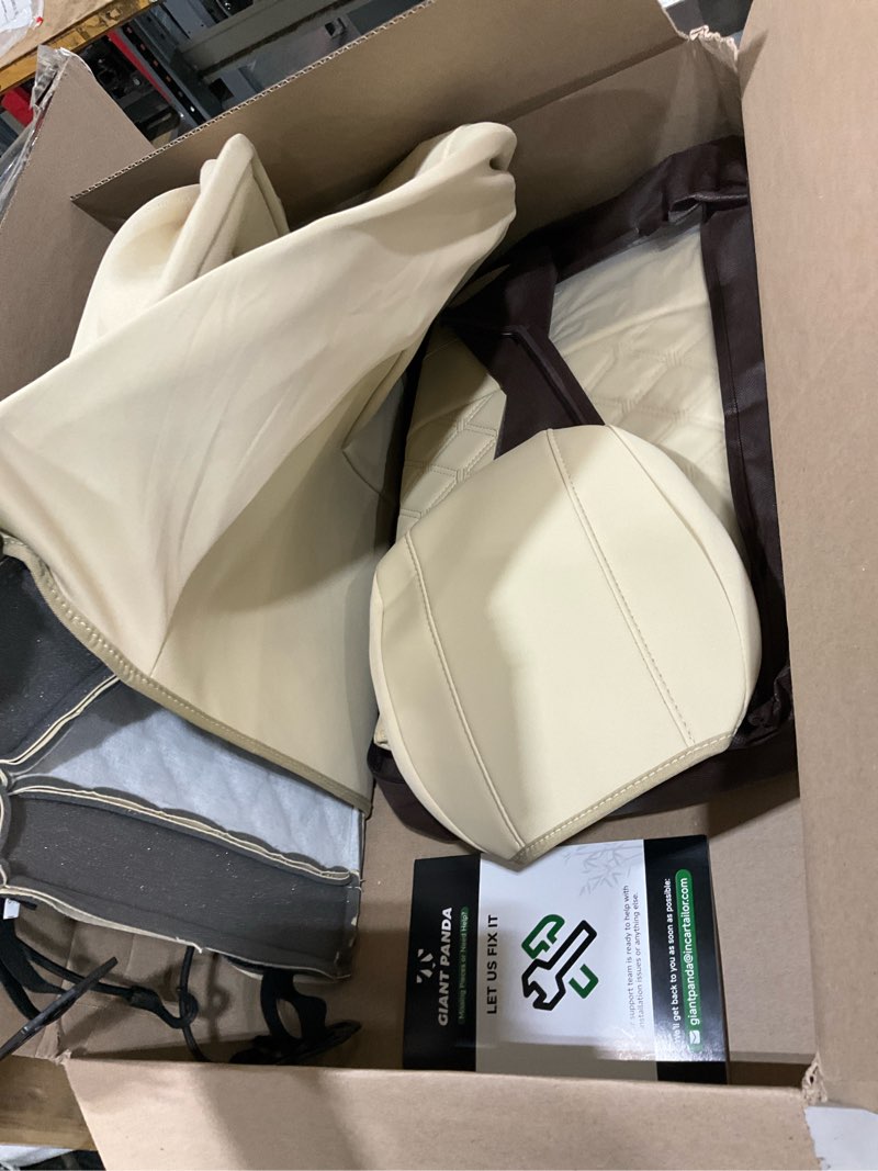 Condition photo showing As Is for seat cover