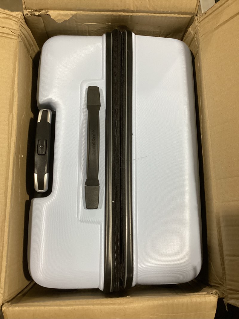 Condition photo showing Good Condition for Samsonite Omni 2 Hardside Expandable Luggage with Spinner Wheels, 2PC SET (CO/L), Pale Blue 2-Piece Set (Carry-on/Large) Pale Blue