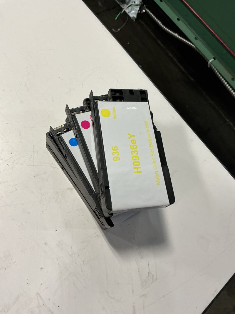 Condition photo showing Good Condition for 936e 936 ink cartridges officejet 9125e 9120e 9135e compatible for hp 936e | 936 936xl ink combo pack hp936 hp936e for officejet 9122e pro 9120e 9125e 9135e 9730e 9128e 9110b 9130b high yield