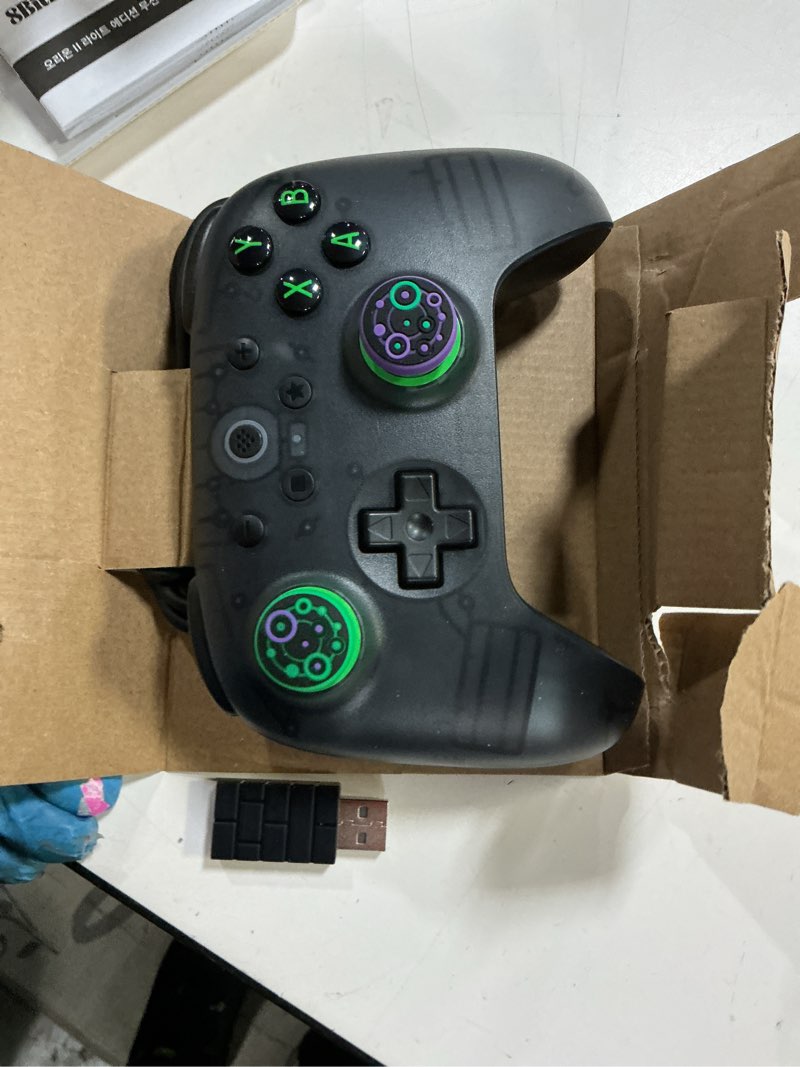 Condition photo showing Good Condition for 8Bitdo Ultimate 2C Hall Effect Joysticks and Hall Triggers Wireless Controller for Windows PC and Android, with Remappable L4/R4 Bumpers, Turbo function & Rumble vibration (Transparent Black) Ultimate 2C Transparent Black