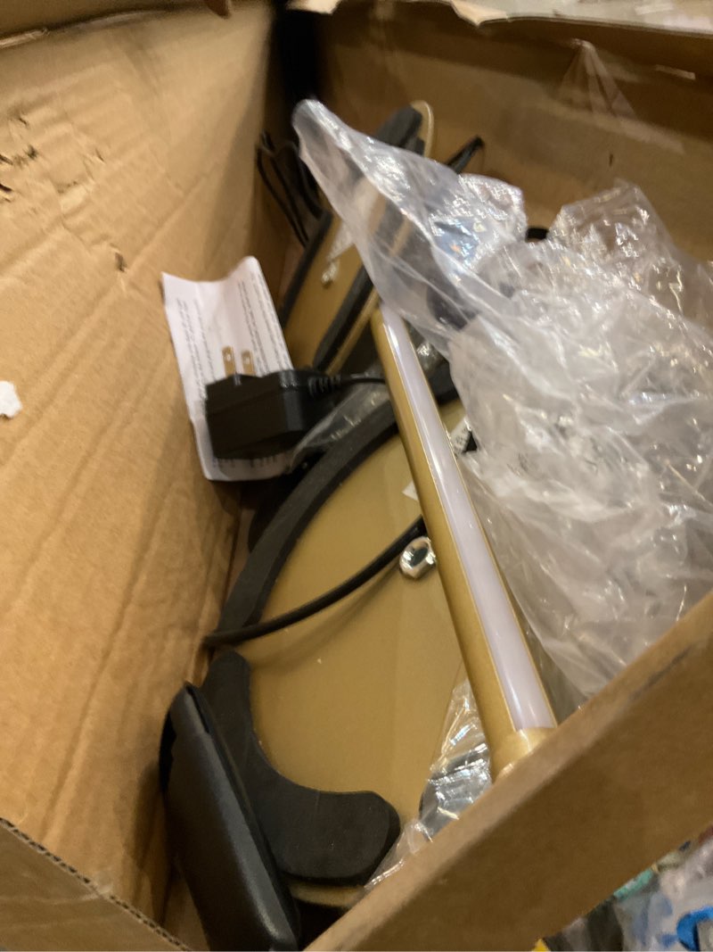 Condition photo showing Good Condition for EDISHINE LED Corner Floor Lamp, Set of 2 Minimalist Dimmable Light with Remote, 57.5" Tall Standing Lamp for Living Room, Bedroom, Home Office, 7 Color Temperature 2700-6000K (Gold)