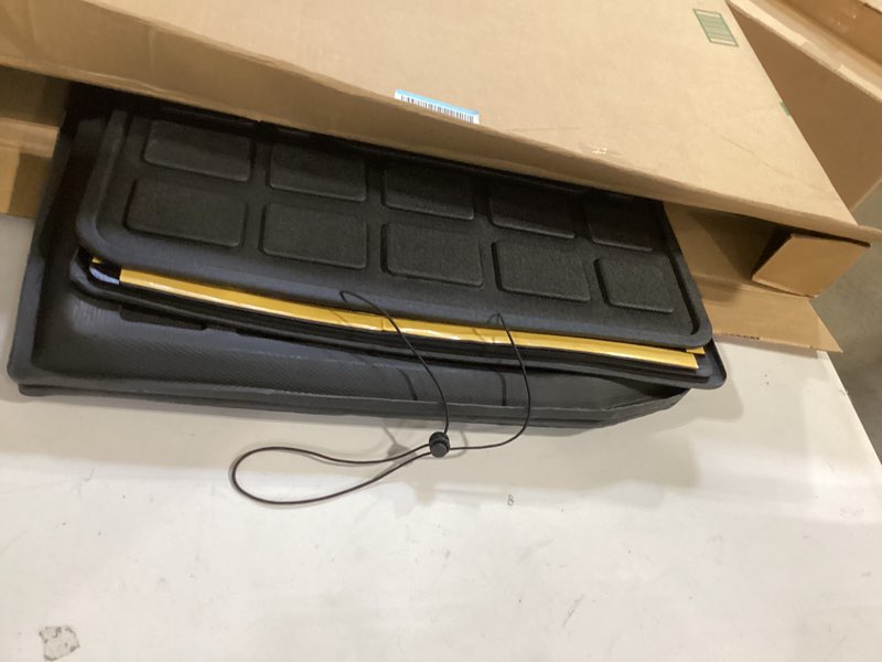 Condition photo showing Good Condition for powoq cargo mat compatible with 2021-2025 jeep grand cherokee l overland trunk mat backrest trunk liner tpe cargo liner replacement for 2021-2025 jeep grand cherokee l accessories rear trunk mat+rear backrest mat compatible with grand cherokee l