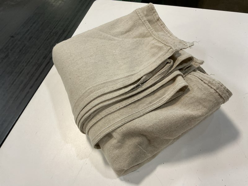 Condition photo showing Good Condition for ducs canvas fabric – natural%100 cotton duck canvas fabric by the yard – canvases for painting, arts and crafts, covers, backings - 65-inch wide (natural 10oz, 1 yard)