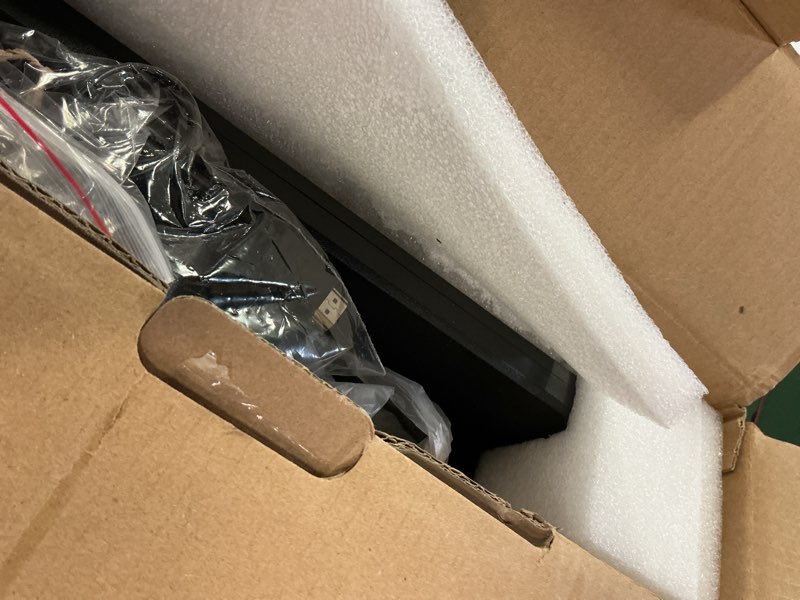 Condition photo showing As Is for 17" monitor 1280 x 1024 with 45% srgb color correction and 5:4 aspect ratio, 75 hz, vesa mountable, led monitor for pc, laptop and computer vga, hdmi, tn panel 17 inches