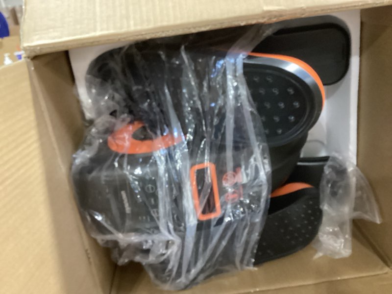 Condition photo showing Good Condition for Under Desk Elliptical Machine, Ellipse Leg Exerciser as Seen on TV for Seniors with 12 Speeds, Mini Electric Seated Eclipse Exercise Training, Quiet & Portable Pedal Exerciser with Remote Control orange