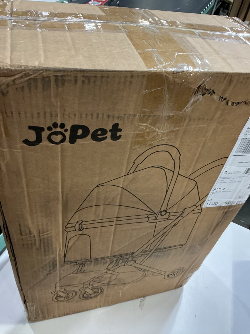 Condition photo showing Good Condition for Pet Stroller, Small to Medium Dogs & Cats, Foldable, One-Hand Fold, Detachable Carrier, Latte Color