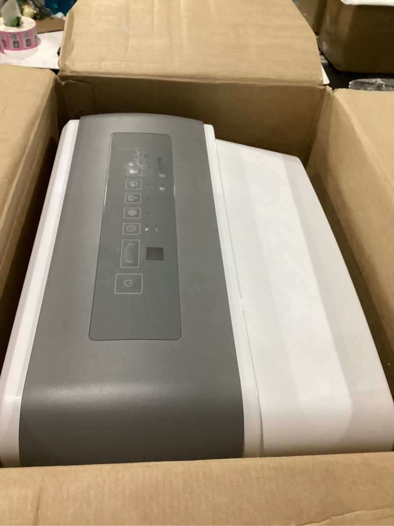 Condition photo showing Good Condition for Not tested!!! Keystone 50-Pint Portable Dehumidifier for Basement, Garage, Living Room, and Extra Large Rooms up to 4,500 Sq.Ft., 115V, Quiet Dehumidifier for Home and Moisture Absorber with Auto-Shutoff and Timer Bright White 50 Pints/Day Energy Star