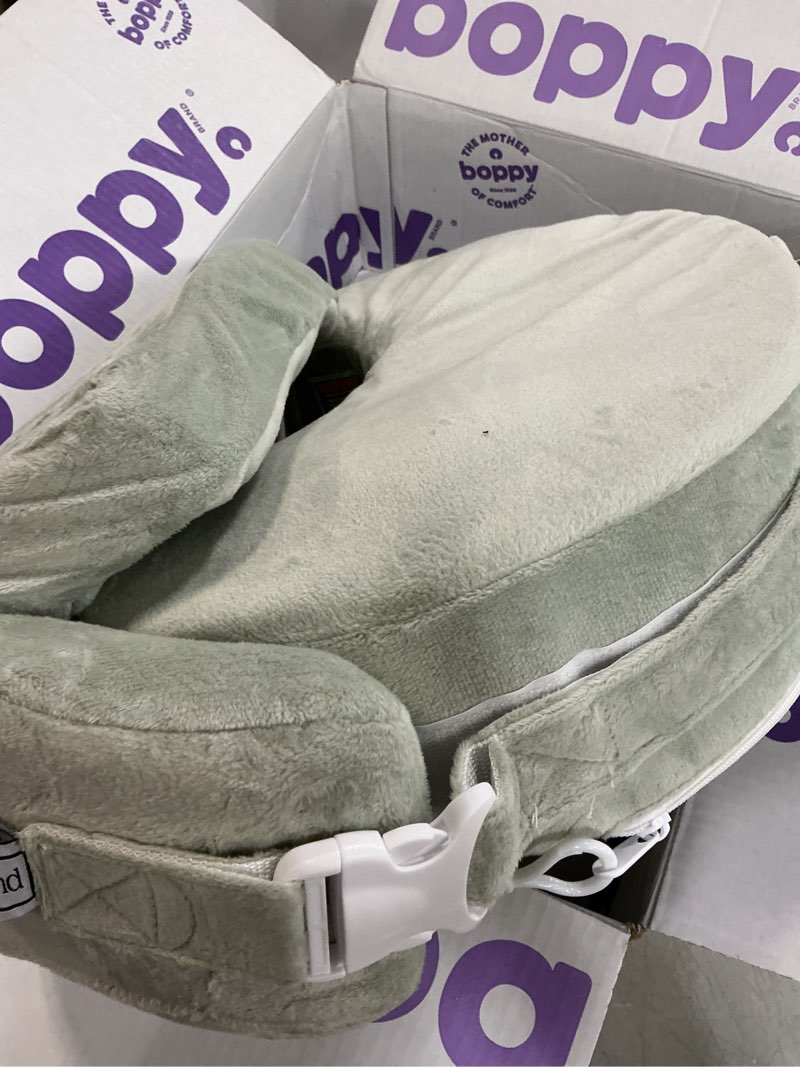 Condition photo showing New/Like New for My Brest Friend Super Deluxe Nursing Pillow - Enhanced Comfort & Ergonomic Breastfeeding Pillow for Ultimate Support For Mom & Baby - Adjustable and with Handy Side Pocket, Platinum