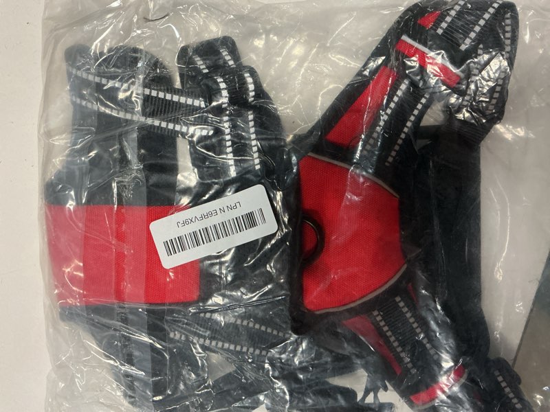 Condition photo showing Good Condition for barkbay dog harness no pull for large dogs - adjustable, reflective, comfortable, no choke, heavy-duty - perfect for outdoor training, walking, and hiking - strong & durable - l & black large black