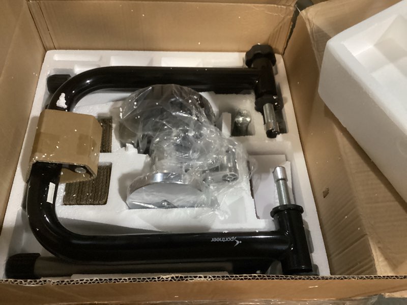 Condition photo showing Good Condition for Sportneer Bike Trainer: Smart Bike Trainer Stand for 26-29" & 700C Wheels - Stationary Bike Stand with Bluetooth 4.0 & ANT+ Connection, Compatible with Zwift Onelap, Powerfun Rouvy AR App
