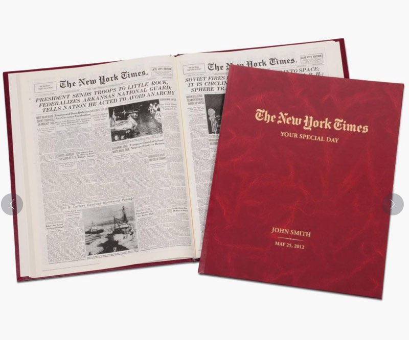 The Complete New York Times Of Your Birth Date