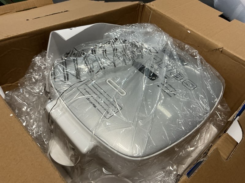 Condition photo showing Good Condition for Novaspark Low Carb Rice Cooker Stainless Steel Inner Pot, Mini Stainless Steel Rice Cooker Small 5 Cup, LED Display Low Sugar Rice Maker, 24H Timer and Auto Keep Warm, White Rice/Porridge/Oatmeal, White