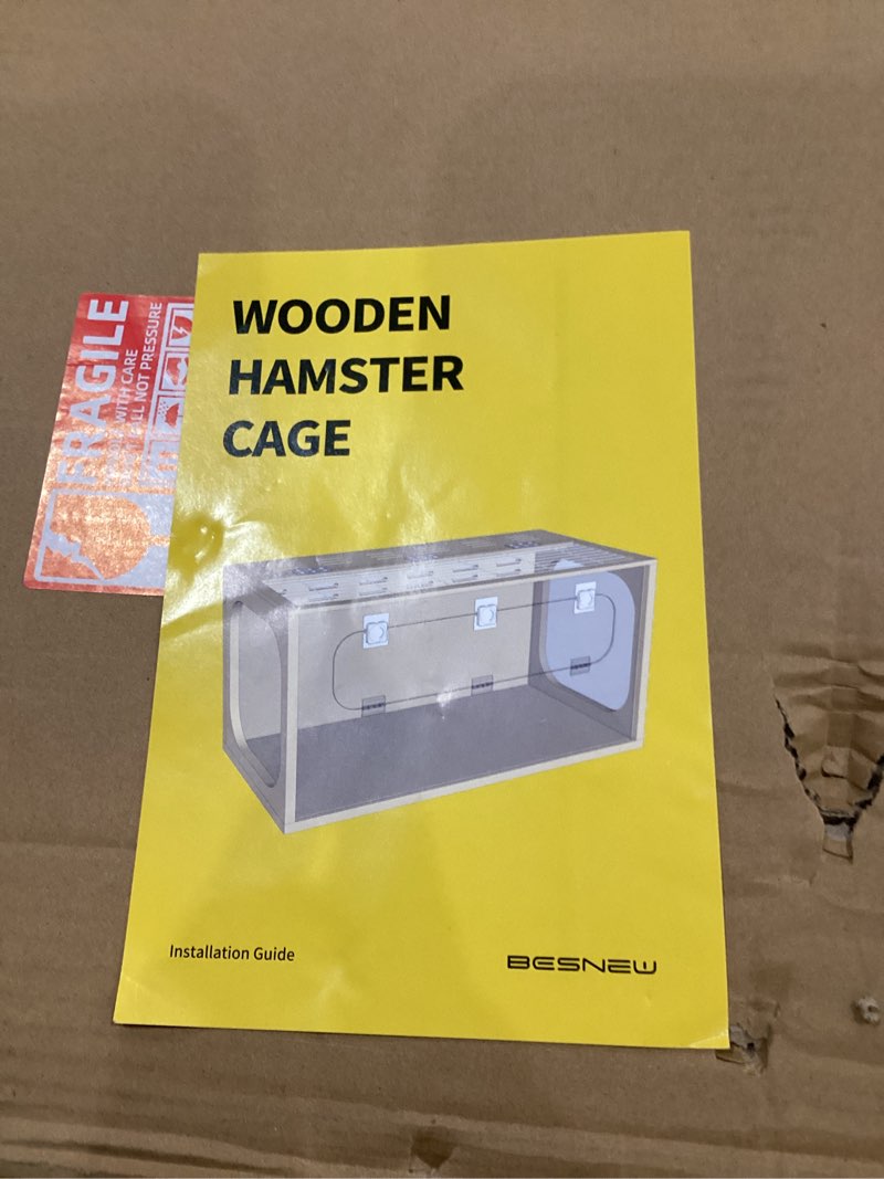 Condition photo showing New/Like New for chewproof t slot 2020 aluminum profile hamster cage,large hamster cages,top & front openable,standard aluminum profiles for diy pet habitats